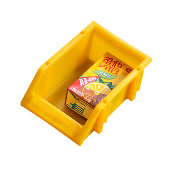 京度货架零件盒物料盒收纳盒工具盒螺丝盒五金盒分类盒加厚斜口款180*120*80mm