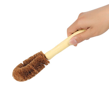 金诗洛 清洁刷子不沾油椰棕锅刷洗锅刷长柄刷除油刷清洁工具 K202
