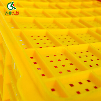 齐鲁安然 塑料周转筐 塑料筐 周转箱 货物搬运堆放 快递物流箱 杂物收纳【蓝色 7号周转筐】405*335*180mm