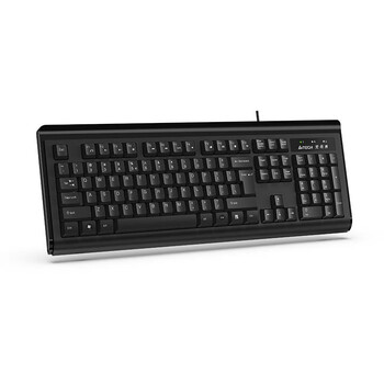 双飞燕（A4TECH) KB-8A 有线键盘 办公打字专用台式电脑笔记本外接薄膜键盘 USB接口 黑色