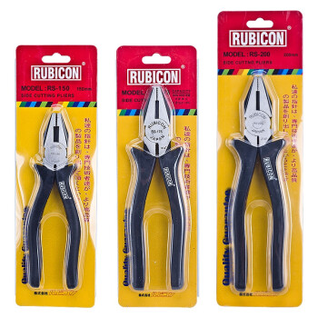 罗宾汉（RUBICON）电工平咀钳RS-200老虎钳 平嘴钢丝钳8寸 200mm