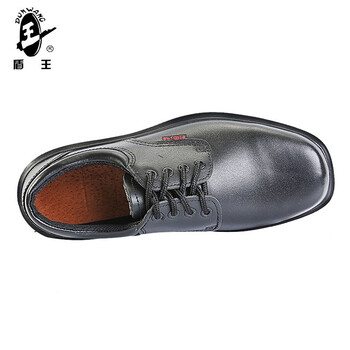 王盾/盾王 8281 6KV电工绝缘安全鞋牛皮劳保鞋男女耐磨防滑耐油耐弱酸碱厨房安全鞋定做 43码 黑色 1双