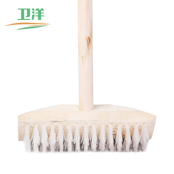 卫洋 WYS-248 地板刷 硬毛长柄地刷小号塑料丝刷子 24cm