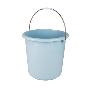 庄太太 18L蓝色34*32cm 加厚洗衣塑料水桶手提装水大红色塑料桶盆桶