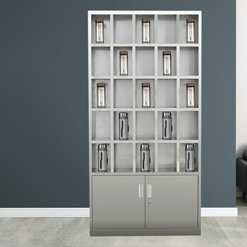 建功立业304不锈钢格子存储柜工人水杯收纳柜21144725格