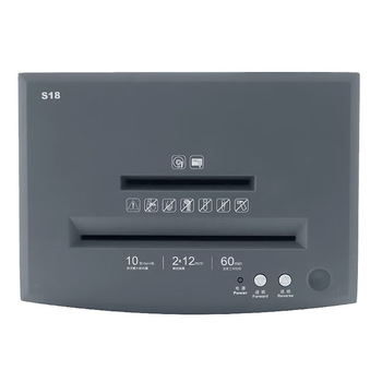 三木（SUNWOOD）5级保密办公商用碎纸机 （单次10张 持续60分钟 21L 可碎纸,光盘,卡,回形针、订书针） S18
