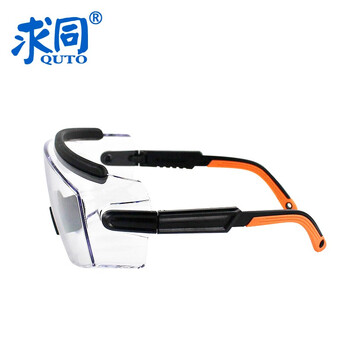 求同3012AF豪华款防雾护目镜 劳保防冲击风沙护目镜 工业防护眼镜 打磨劳保式骑行 透明