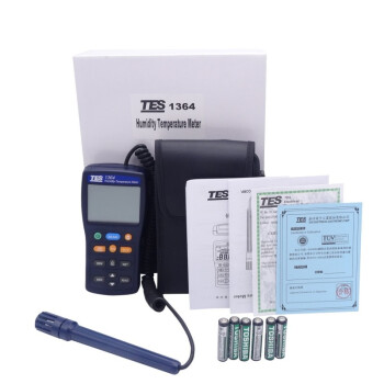 泰仕 TES-1364  温湿度计 温湿度记录仪 温湿度表 1年维保