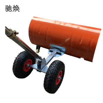 驰焕 路面除冰塑料推雪车铲雪器户外清雪铲马路环卫除雪扫雪工具 轮式推雪车