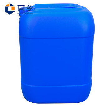 固乡塑料桶 20升水桶 15L方形酒桶 30公斤化工桶5升堆码桶10kg废液桶 【蓝色25L】