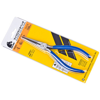 马牌（KEIBA）进口电子长嘴钳M-616尖嘴钳(内斜齿牙)长咀钳子 6寸 150mm