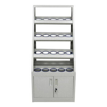 京度水杯柜工厂车间铁皮员工茶杯柜活动休息室水杯架20格