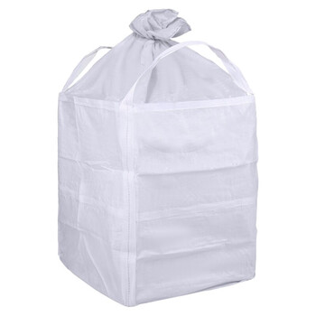 飞尔（FLYER）大口布吨包袋 耐磨承重1.8吨加厚编织袋 两吊两围X字托底上封口布90x90x110cm【FLJD308】