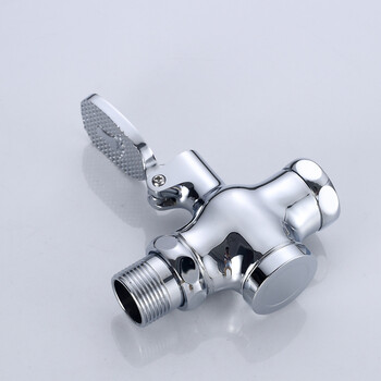 星期十 大脚踏（9cm）-1寸DN2 铜脚踩式蹲便器冲水阀 脚踏冲洗阀 厕所冲洗阀定制