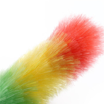 益美得 FW-2125 清洁鸡毛掸除尘彩色掸子可弯曲掸子多功能清洁塑料毛掸    