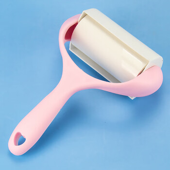 海斯迪克 HKW-143 粘尘滚筒 替换纸芯 粘毛器 斜撕粘毛纸 10cm*60撕（5卷）