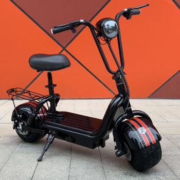 宠派电动车小型成人迷你电动自行车小摩托车哈雷电动滑板车宽轮锂电池