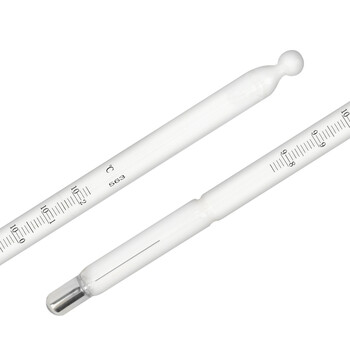 匡建仪表（CONJANT）石油玻璃温度计 GB-9 1支 98-102℃精密棒式测温仪 工业化工实验室用 可过检 GB-9 