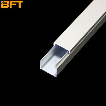 贝傅特 铝合金方线槽板 明装耐踩方形地面压线走线过线扣线槽 方形穿线板电线布线槽 地线槽 20*10