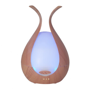 益美得 LSL8555 商务酒店净化空气加湿器居家办公室精油夜灯香薰机补水仪雾化器 【深木纹暖灯款】