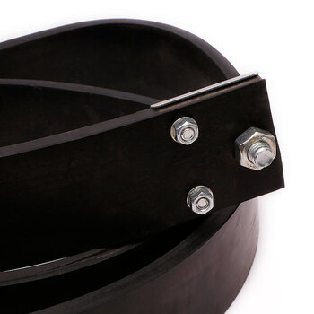 厚创 危险品货车油罐车静电带橡胶拖地带接地线防消除静电汽车用品 1.5米长