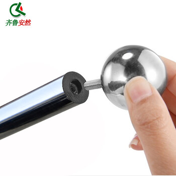 齐鲁安然 旗杆 伸缩旗杆 不锈钢手持旗杆 运动会手举旗杆【银色旗杆一根 2米】不含旗