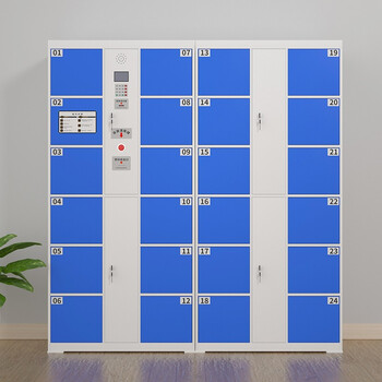 京顿JINGDUN 电子存包柜储物柜工厂车间单位智能寄存柜储物柜自编码系统款 24门