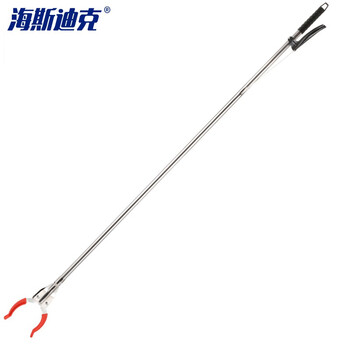 海斯迪克 HKQJ13 垃圾夹 拾取器拾物钳 环卫分类取物钳（颜色随机）铁杆直杆