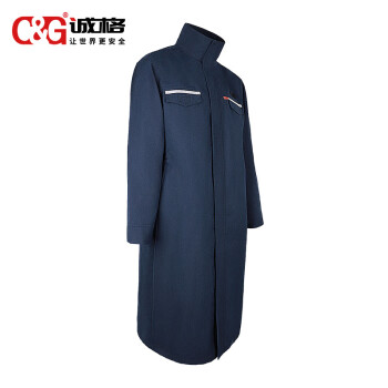 诚格（C&G）40cal防电弧服大袍 ArcPro-Robe1-40 IV级防护 本质阻燃耐高温耐磨 藏青色 XL 5-7天