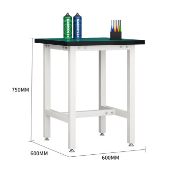 京佳乐轻型工作台JE2618打包桌钳工台600*600*750mm防静电台面