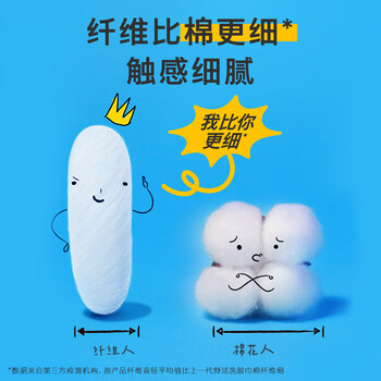 舒洁（Kleenex）洗脸巾蚕丝感擦脸巾80抽*3包一次性洗脸巾洁面巾洗面巾面巾纸