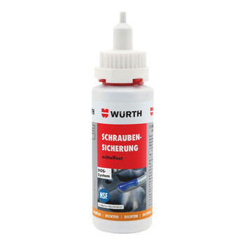 伍尔特官方（WURTH）0893243050 中强度螺丝紧固胶-50G 螺丝固定液 螺丝紧固胶 螺丝紧固