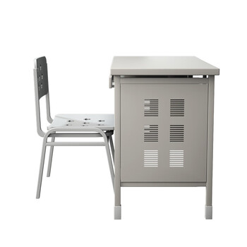 京顿办公桌学习桌培训桌阅览桌宿舍桌子单抽学习桌100*50*78cm