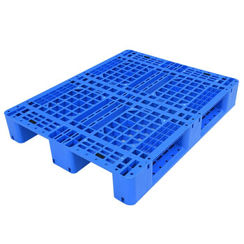 海斯迪克 HKCL-137 加厚托盘 栈板 塑料网格川字重型托盘 货架叉车托盘 仓库储防潮栈板 1300*1100*150mm新料