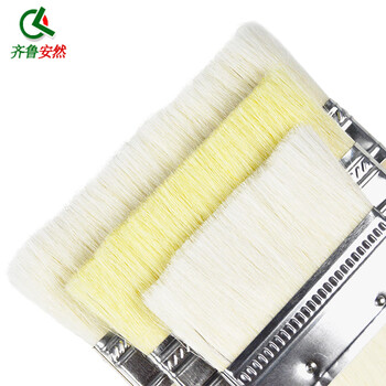 齐鲁安然 毛刷【2寸刷子5只装】多功能刷子 软毛刷 油漆刷 木柄刷 扫灰刷 油刷 排笔刷 食品刷 烧烤配件