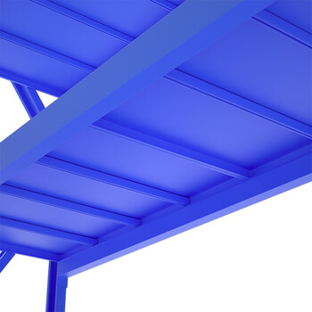 京度货架中型四层可定制2000*1500*500蓝色仓储货架仓库置物架JD-HJ-200B07储物架