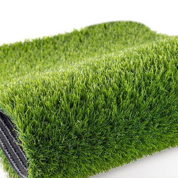 豫之韵 仿真草坪地垫地毯幼儿园塑料垫户外围挡装饰绿植人造足球场假草皮  25mm黑色底网格加厚加密 需要定制