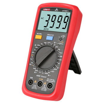 优利德（UNI-T）UT39A+/UT39C+  数字万用表 万能表 电工表 带测温背光 多用表UT39C+