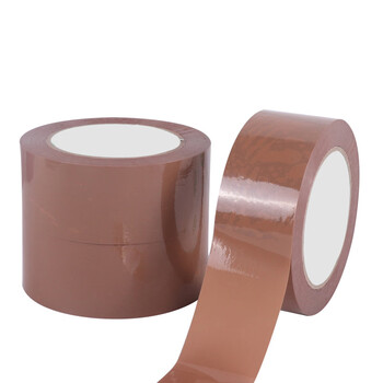 飞尔(FLYER)彩色胶带 封箱打包 宽6cm长90m 打包透明胶带 咖啡色 3卷起批【FL0J22】