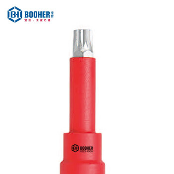 宝合(booher)1/2"系列双色绝缘12角旋具套筒M12x120mm