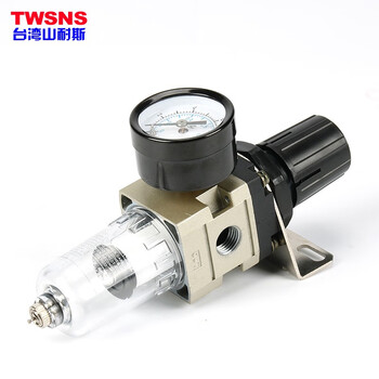 山耐斯（TWSNS）气源处理器过滤器油雾分离器手动自动排水二/三联件系列 塑杯AW2000-02  二分 手动