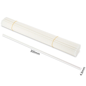 得力（deli）财务装订机专用透明装订铆管 4.8×300mm 100根/盒【3850】