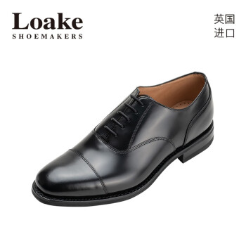 loake英国进口固特异工艺男士正装皮鞋三接头商务经典款300黑色415