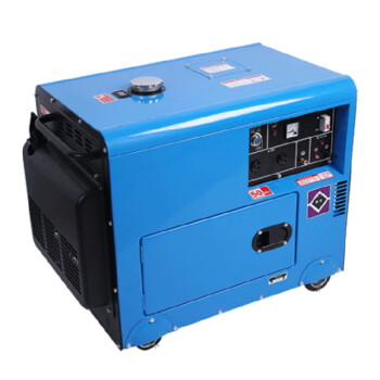 鸣固 6.5KW柴油发电机220V自动发动机 6.5KW豪华开架款电启动+烧柴油