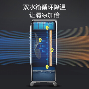 澳柯玛风扇制冷落地空调扇电扇家用强力制冷风机商用电扇水风扇工业水空调冷气扇厨房客厅小型