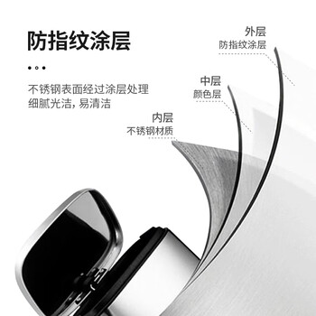 科力邦（Kelibang）30L不锈钢垃圾桶 脚踏方桶带盖分类垃圾桶办公酒店商场可回收垃圾箱 KB1082 本色