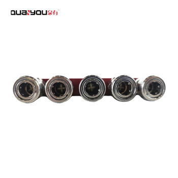 泉有（quanyou）快速接头气管快插接头PU气管接头 快速接头 QY-T4（排四）