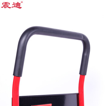 震迪钢制手推车货物小推车仓库小拖车可定制SD0594五寸轻音轮搬运车