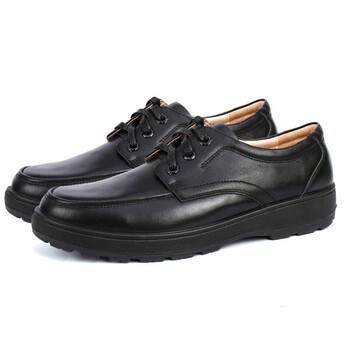 王盾/盾王 8555-8工作鞋黑色牛皮工作鞋男款耐磨防滑男鞋定做 45码 黑色 1双