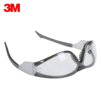 3M 11394护目镜 舒适型防雾涂层防护眼镜防风沙防飞溅男女户外骑行时尚劳保眼镜 11394